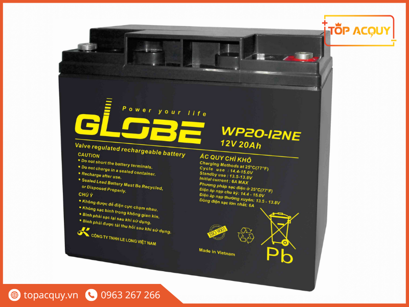 ắc quy 12V 20Ah