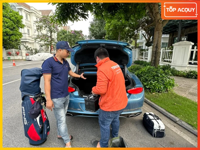Quy trình tháo lắp và cài đặt ắc quy chuẩn kỹ thuật tại Topacquy