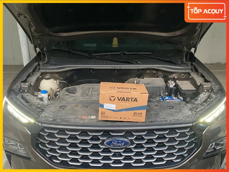 Ắc quy Varta chính hãng tương thích tốt với dòng xe Ford Territory