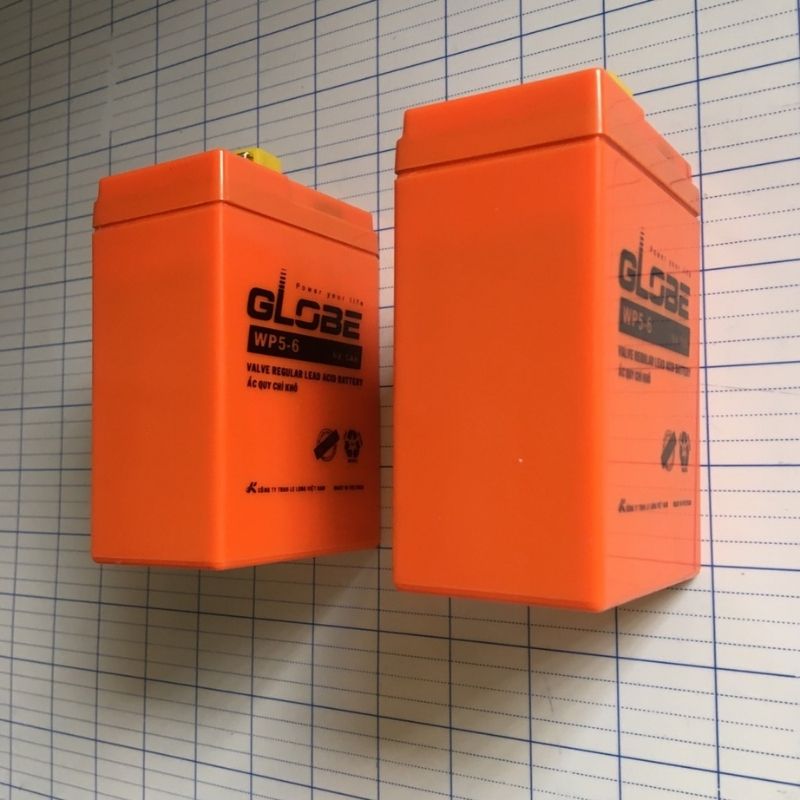 bình ắc quy globe 6v