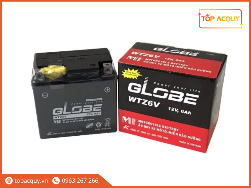 ắc quy globe chính hãng