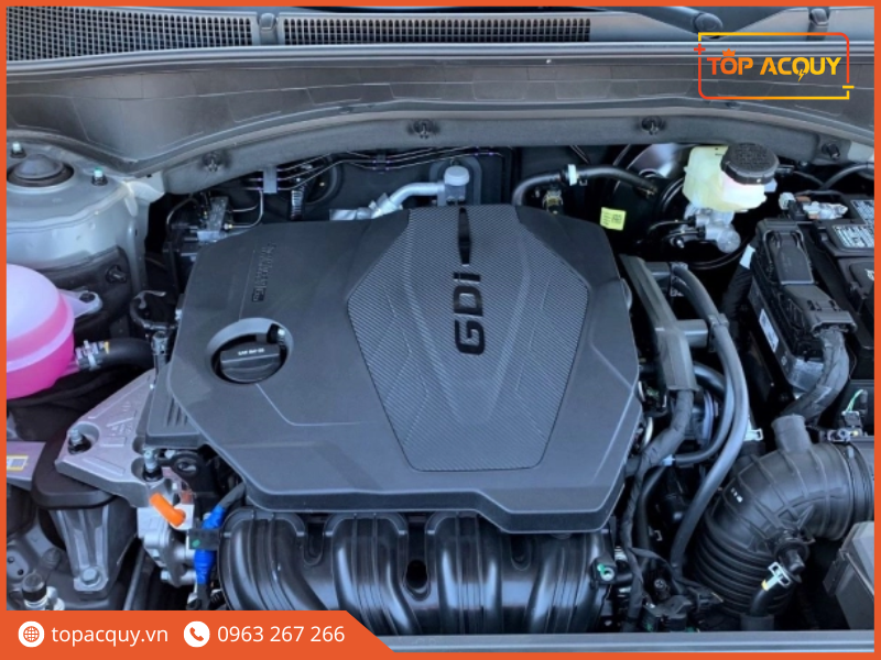 ắc quy hyundai santafe