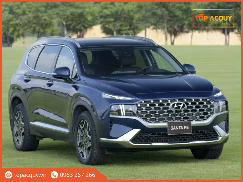 ắc quy hyundai santafe