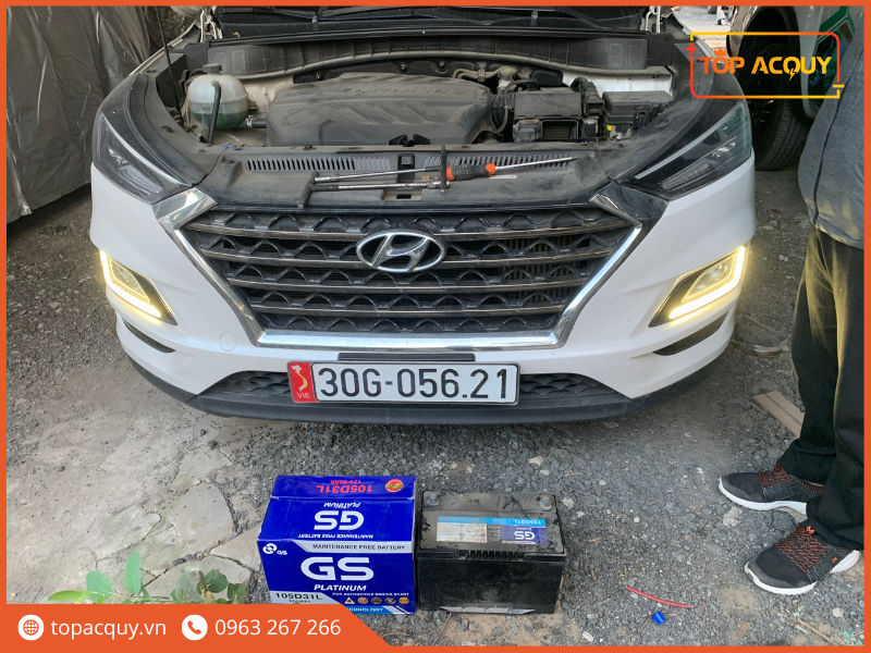 ắc quy hyundai tucson