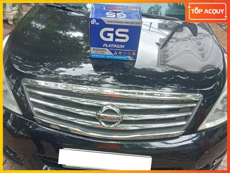 Nâng cấp công suất với ắc quy GS Platinum 85D26L cho Nissan Teana