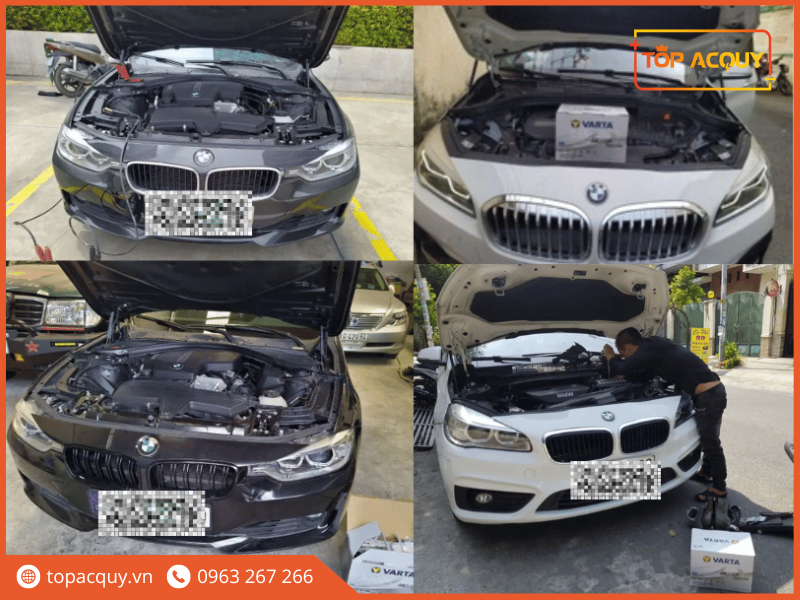 thay ắc quy ô tô BMW