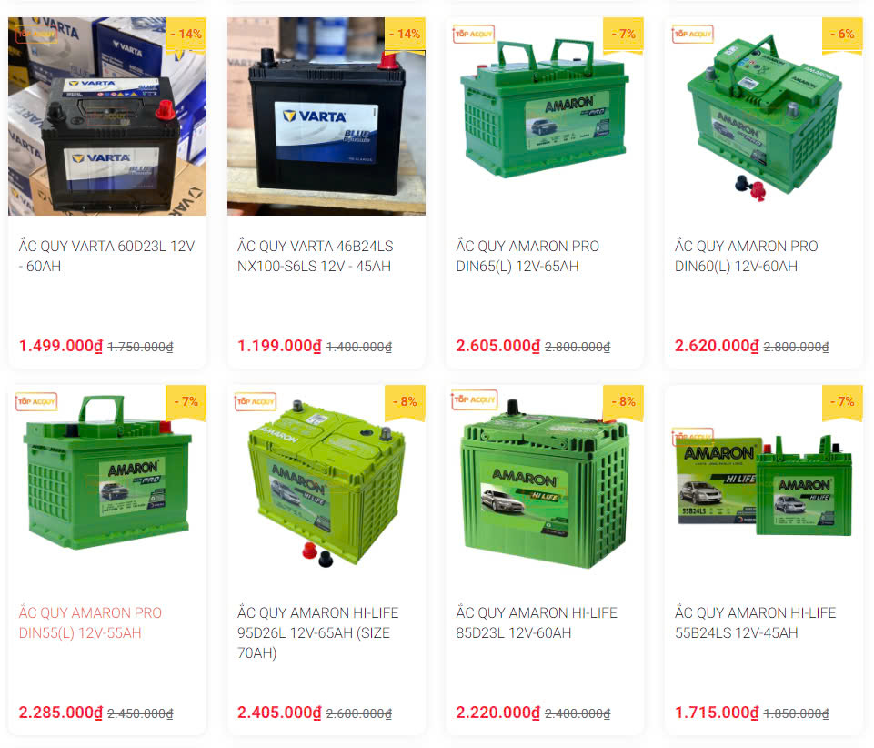 ắc quy ô tô Nissan