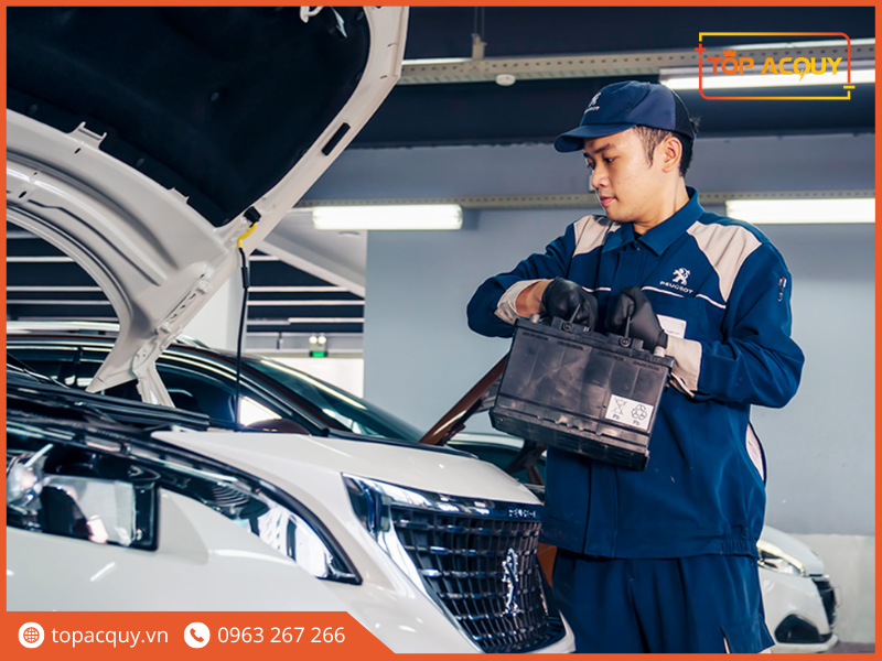 Ắc quy ô tô Peugeot