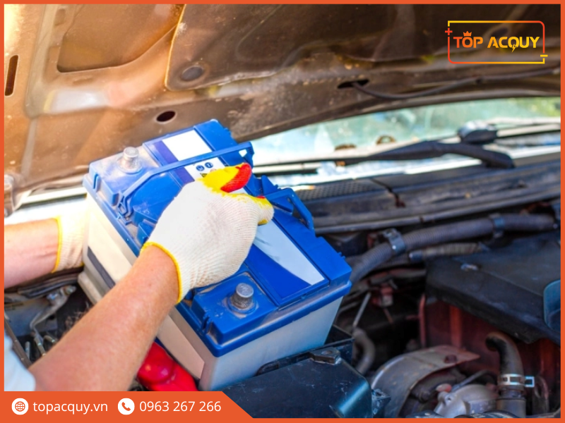 Thay Ắc quy ô tô Ssangyong