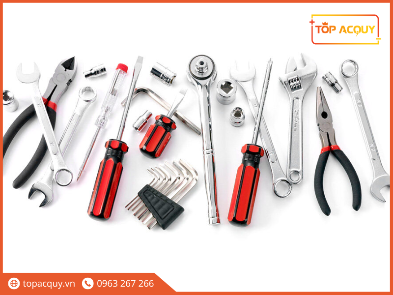 Dụng cụ thay ắc quy xe Volvo