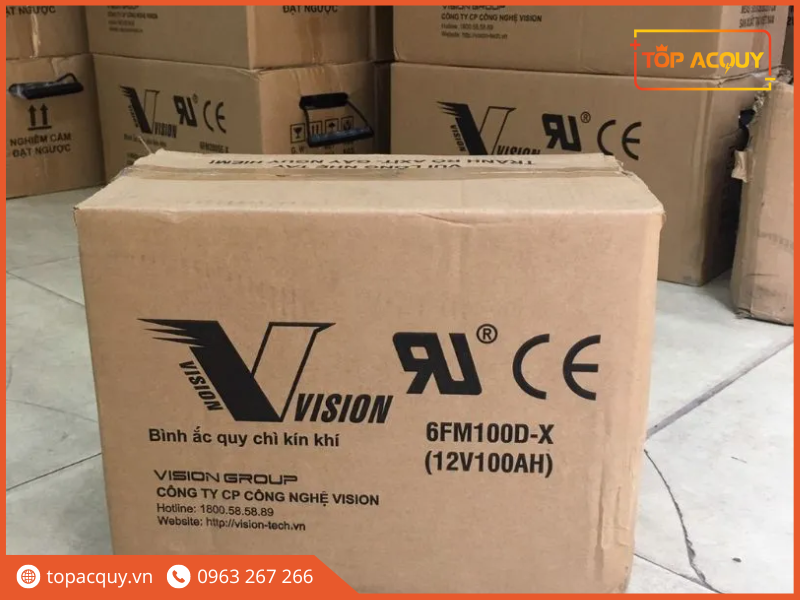 ắc quy vision