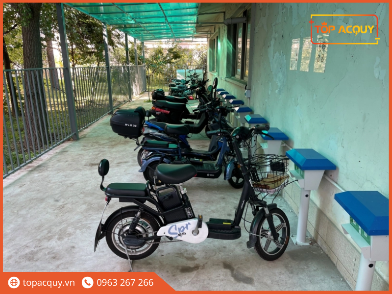 bình xe điện bị phồng