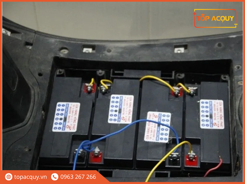 bình xe điện bị phồng