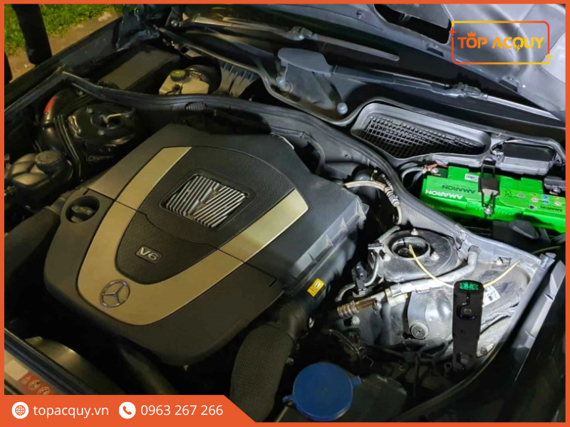 bình ắc quy xe mercedes