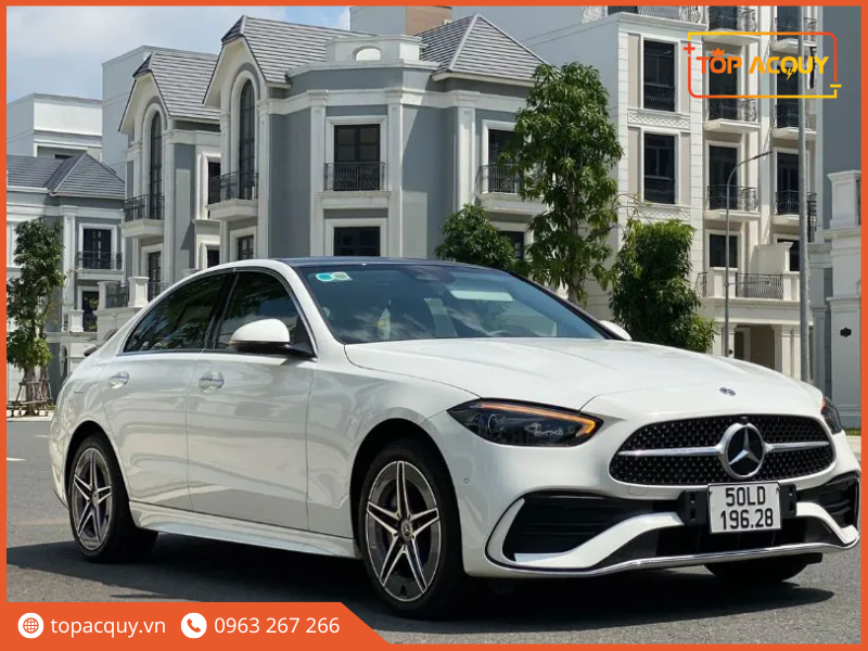 ắc quy xe mercedes c300