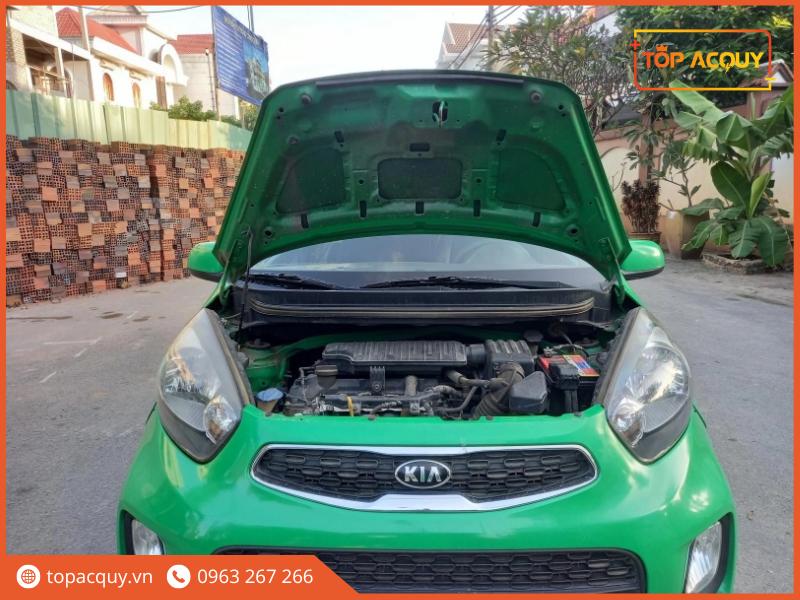 thay thế ắc quy kia morning