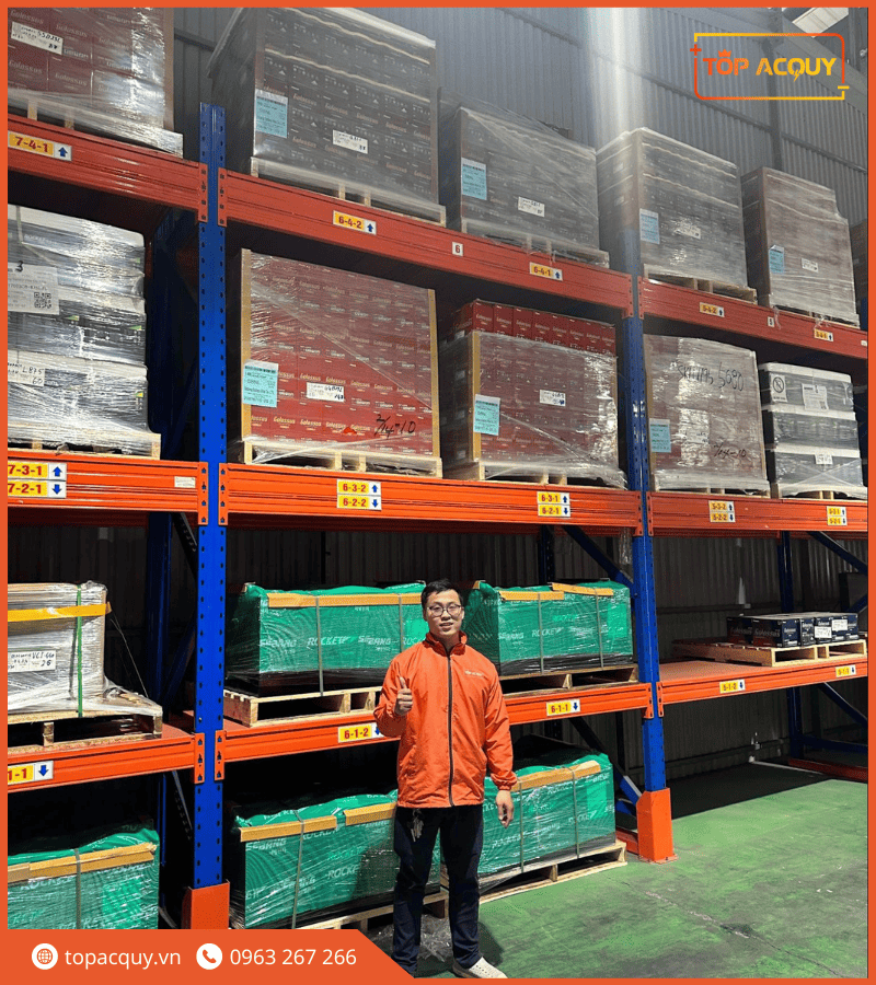 Đại lý Ắc Quy Xe Nâng Rocket