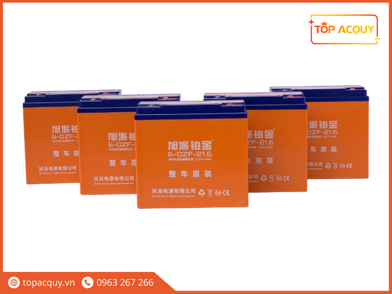 bình ắc quy xupai đỏ