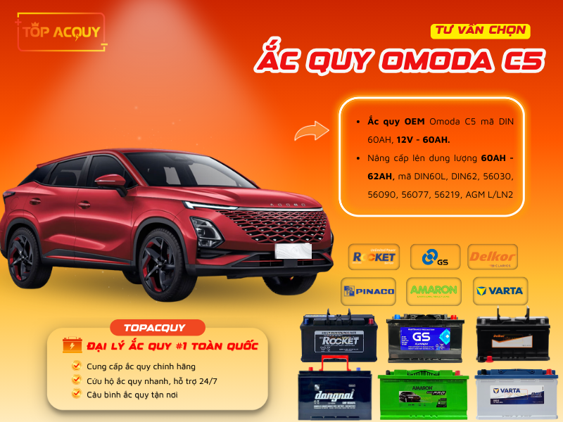 Ắc quy ô tô Omoda C5 2