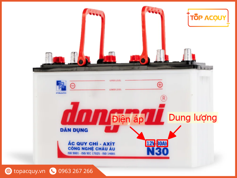 bình ắc quy 12V 30Ah