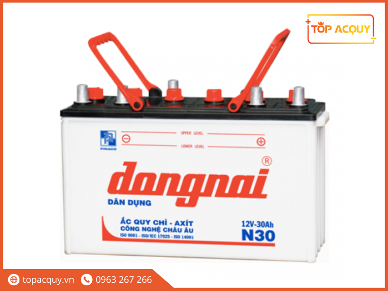 bình ắc quy chạy quạt điện