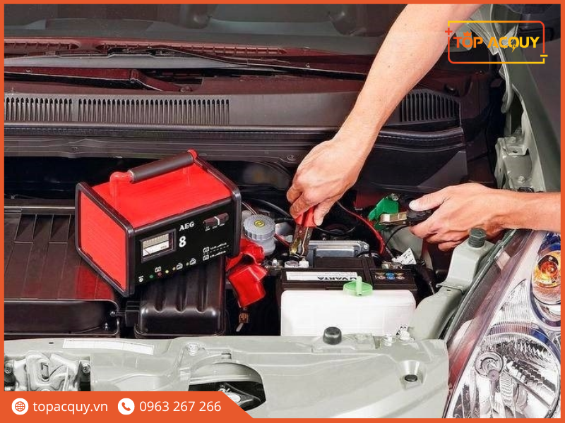 bình ắc quy để lâu không dùng