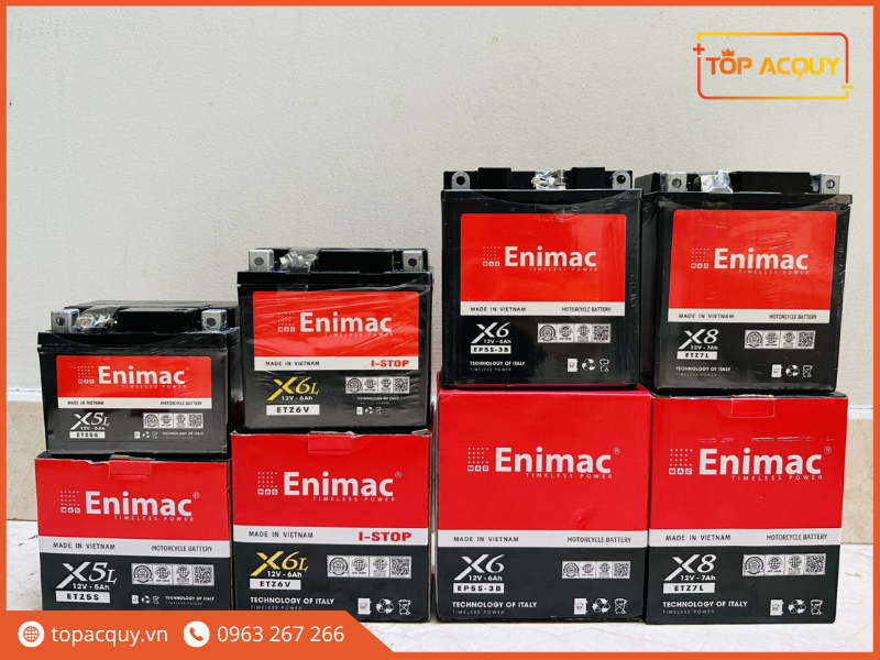 TOPACQUY cung cấp ắc quy Enimac
