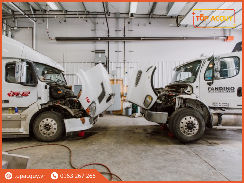 bình ắc quy xe tải