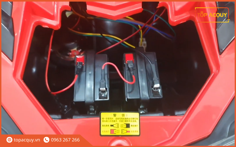 bình xe điện trẻ em