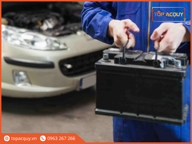 cách kiểm tra bình ắc quy 12v