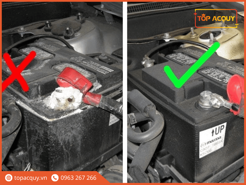 Cách phục hồi bình ắc quy nước ô tô