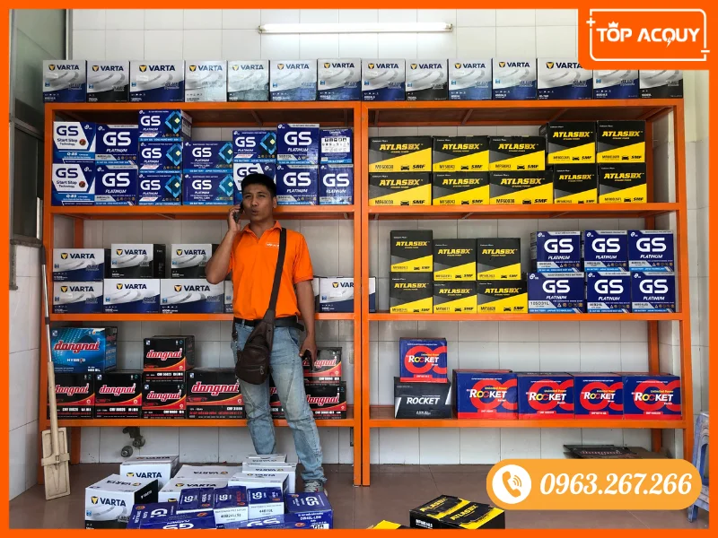 Topacquy phân phối đa dạng các loại ắc quy chính hãng
