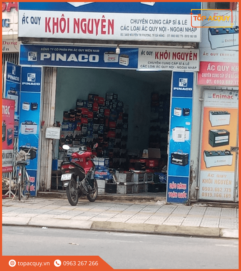 cửa hàng bán bình ắc quy tại Đà Nẵng
