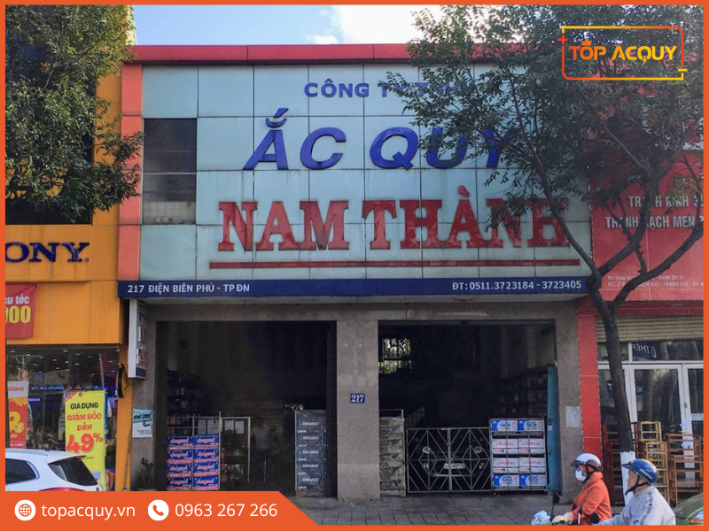 cửa hàng bán bình ắc quy tại Đà Nẵng