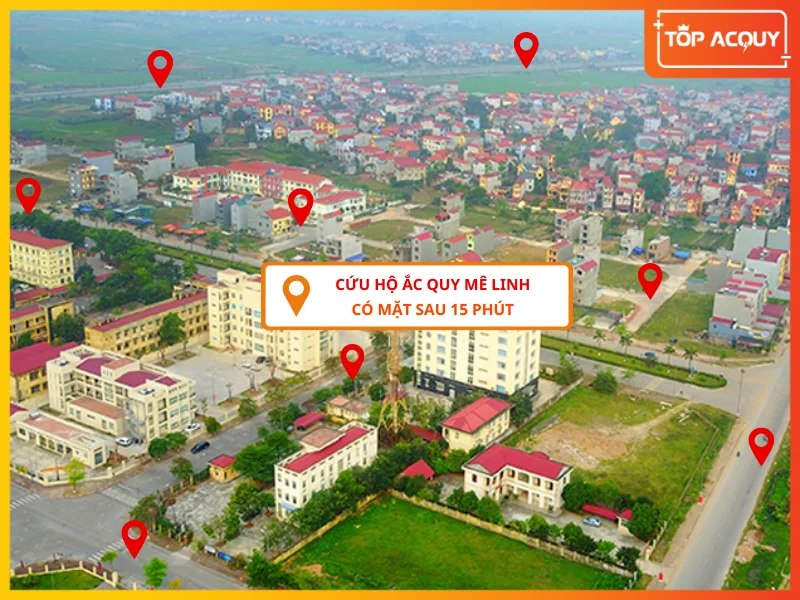 Topacquy cứu hộ ắc quy ô tô tại Mê Linh nhanh chóng và tận tâm