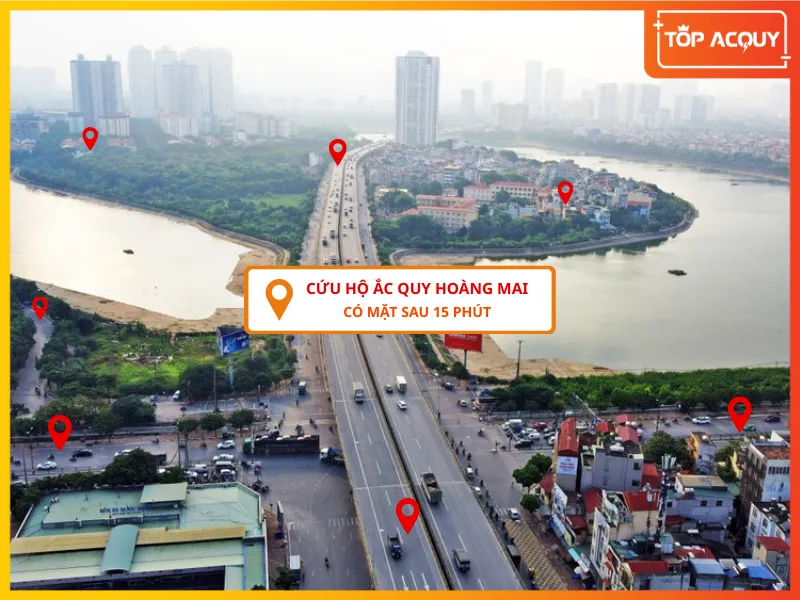 Dịch vụ cứu hộ ắc quy ô tô tại Hoàng Mai nhanh chóng của Topacquy