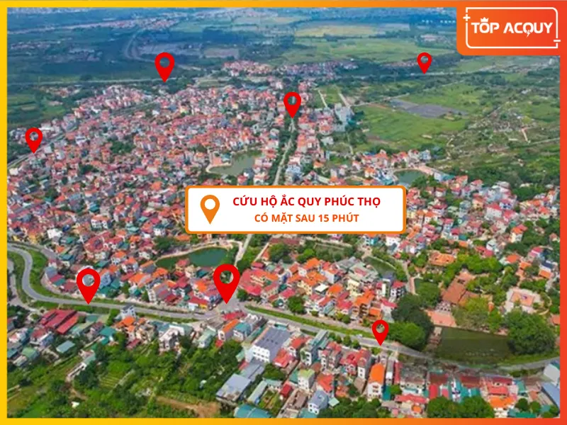 Topacquy cứu hộ ắc quy tại Phúc Thọ nhanh chóng