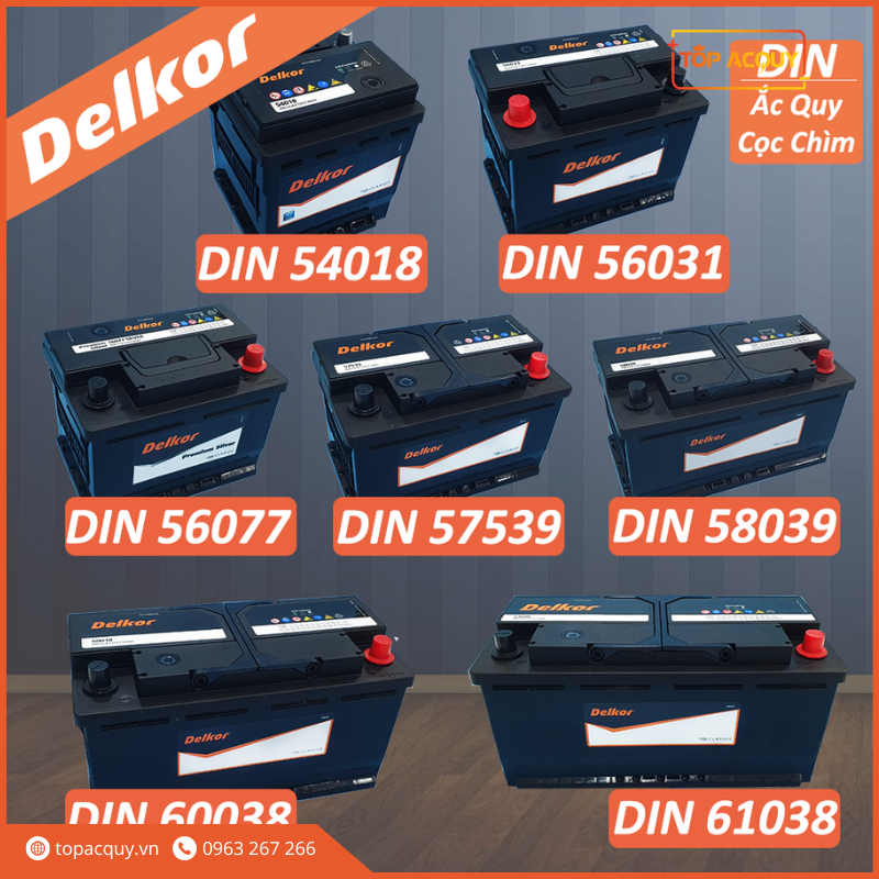 đại lý ắc quy Delkor tại Hà Nội