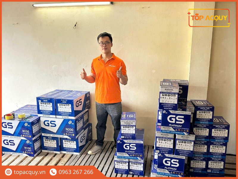 đại lý bình ắc quy GS ở TP.HCM