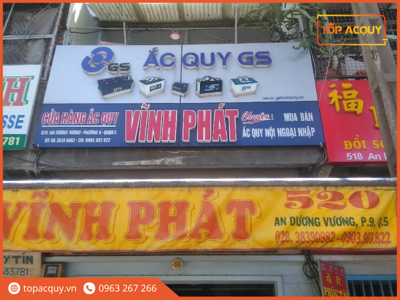 đại lý bình ắc quy GS Vĩnh Phát
