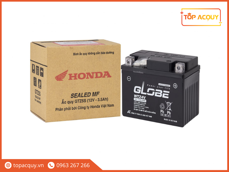 giá bình ắc quy xe máy Honda