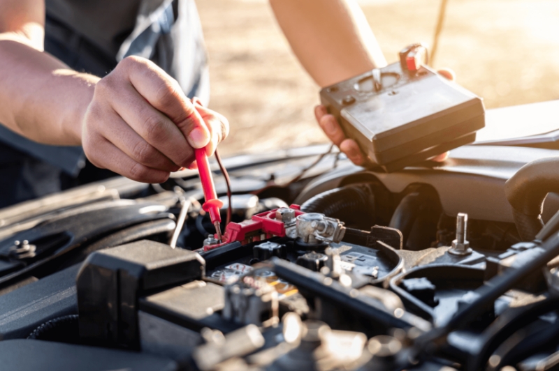 ắc quy bị chạm mạch