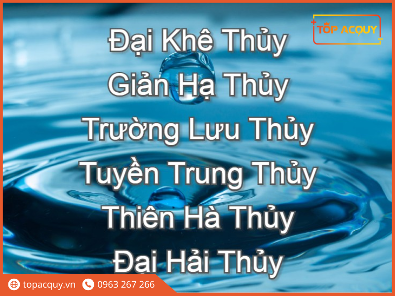 mệnh Thuỷ hợp xe màu gì