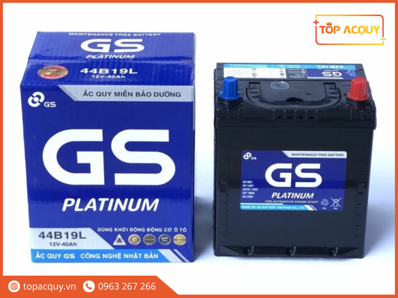 phân biệt ắc quy GS thật và giả