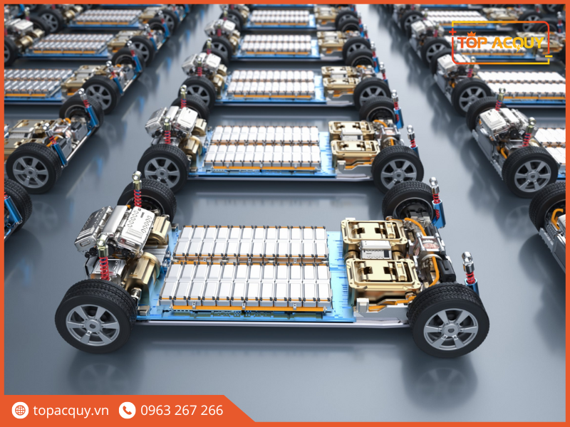 mau pin ô tô điện