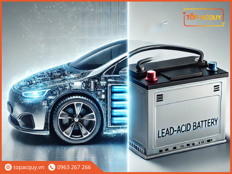 Pin ô tô điện và ắc quy axit chì