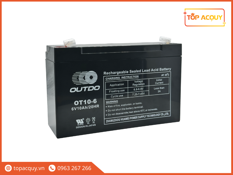 Ắc quy MF 6V - 10Ah