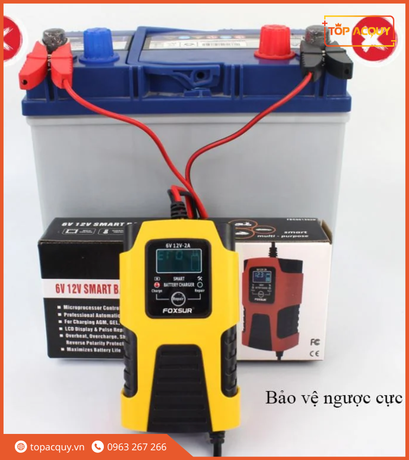 Quá trình sạc ắc quy khô MF