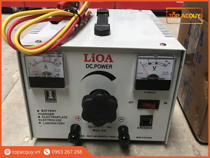 Máy sạc ắc quy Lioa cho bình 6V