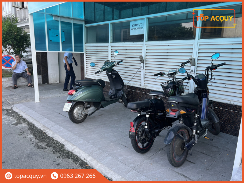 sạc xe đạp điện qua đêm